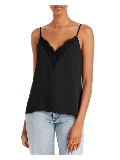 Aqua Womens Sleveless Pull On Camisole Top In Black