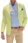 TAILORBYRD TAILORBYRD SOLID TWO-BUTTON LINEN BLEND SPORT COAT