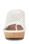 Baretraps Bethie Wedge Slide Sandals In White