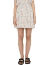 AWARE BY VERO MODA ORA WOMENS RUFFLED PRINTED MINI SKIRT