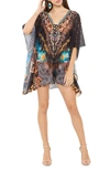 Ranee's Black Caftan In Black