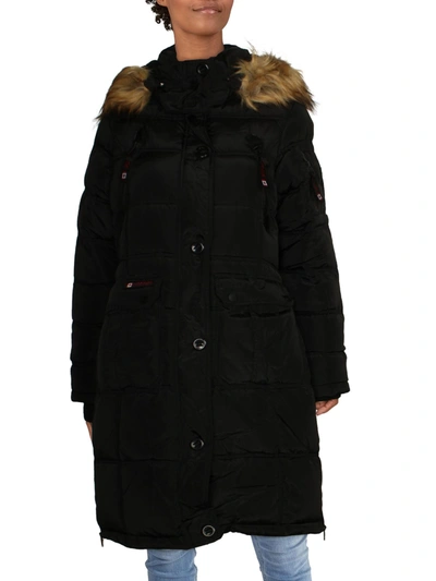 Canada Weather Gear Womens Durable I Parka Coat In Black