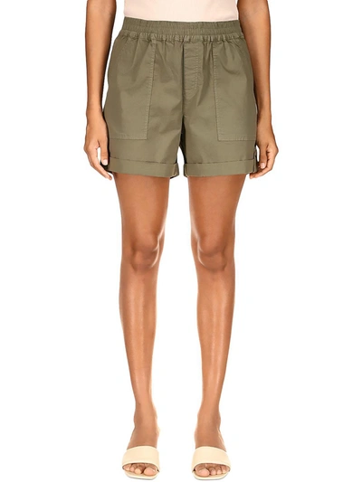 Sanctuary Trail Blazer Womens Cuffed Pockets Casual Shorts In Green