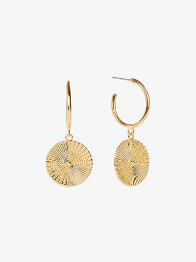 Ana Luisa Gold Coin Hoops