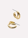 ANA LUISA DOUBLE HOOP EARRINGS