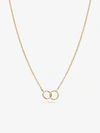 Ana Luisa Sam Interlocking Circles Necklace In Gold