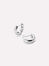 Ana Luisa Bold Huggie Hoops In Silver