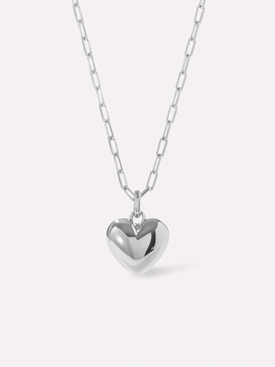 Ana Luisa Puffed Heart Necklace