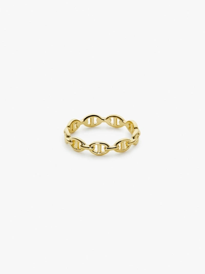 Ana Luisa Iver Anchor Chain Ring In Gold