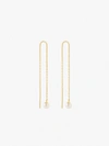 ANA LUISA PEARL THREADER EARRINGS