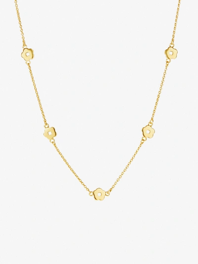 Ana Luisa Flower Station Necklace In Gold