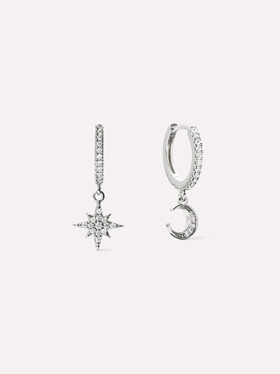 Ana Luisa Crescent Moon Huggie Hoops