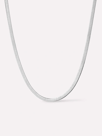 Ana Luisa Herringbone Chain Necklace