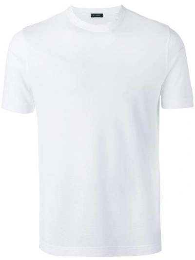 Zanone Relaxed-fit Cotton T-shirt In White