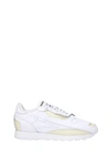 Maison Margiela X Reebok Memory Of Low-top Sneakers In White Leather In White