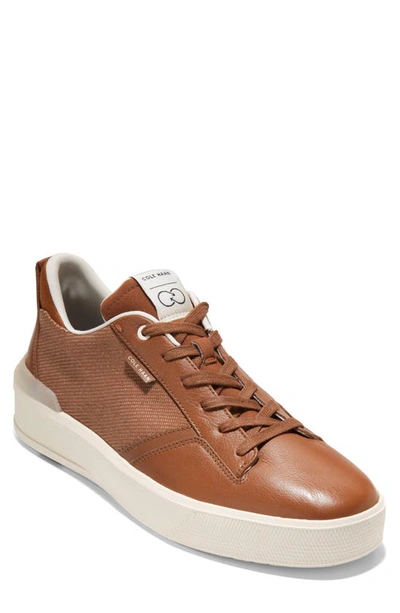 Cole Haan Grandpro Crew Sneaker In British Tan/ Ivory