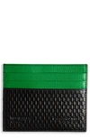 TED BAKER DIRK TEXTURED LEATHER CARD HOLDER