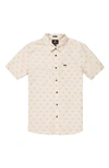 VOLCOM STACKSTONE PRINT SHORT SLEEVE BUTTON-UP SHIRT