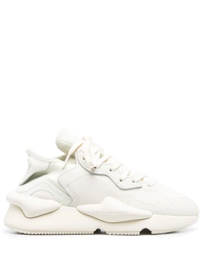 Y-3 Kaiwa Lace-up Sneakers In White