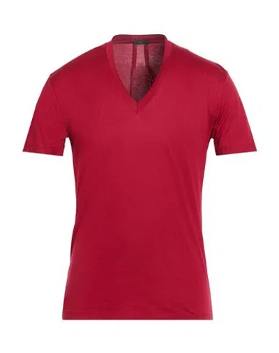 6167 Man T-shirt Red Size Xl Cotton