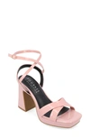 JOURNEE COLLECTION JOURNEE COLLECTION TRU COMFORT FOAM ZORANA STRAPPY PLATFORM SANDAL