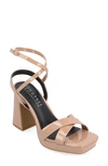 JOURNEE COLLECTION TRU COMFORT FOAM ZORANA STRAPPY PLATFORM SANDAL