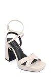 Journee Collection Tru Comfort Foam Zorana Strappy Platform Sandal In Bone