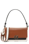 Cole Haan Mini Leather Shoulder Bag In Brt/ Blk/ Ivry