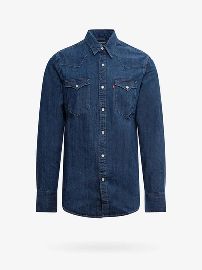 Levi's Long-sleeve Denim Shirt In Blue