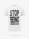 Vetements Short-sleeved Slogan T-shirt In White