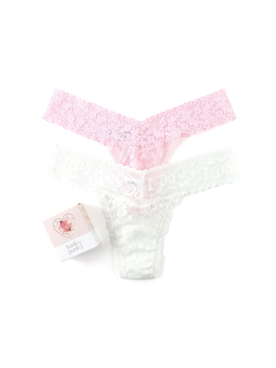 HANKY PANKY I DO SHIMMER LOW RISE 2 PACK