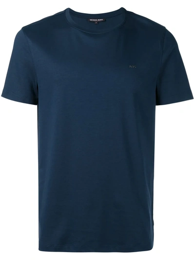 Michael Kors Mens Blue Cotton T-shirt