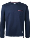 THOM BROWNE LONG-SLEEVED T-SHIRT,MJS022A0145411953628