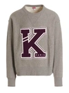 Kenzo Patches Sweatshirt In Gray