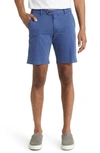 Peter Millar Crown Crafted Concord Stretch Cotton Shorts In Riviera Blue