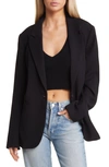 Open Edit The Icon Double Breasted Blazer In Black