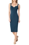 DRESS THE POPULATION DRESS THE POPULATION SLOANE SLEEVELESS SHEATH DRESS