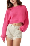 Free People Pull Court Easy Street In Pink Firework
