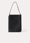 Totême Slim Tote Black In Black