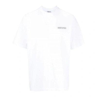 Marcelo Burlon County Of Milan Marcelo Burlon Tempera Cross Print T-shirt In White