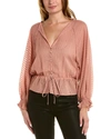 WE ARE KINDRED AURORA TIE NECK BLOUSE