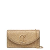 Christian Louboutin Loubi54 Metallic Leather Shoulder Bag