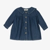1+ IN THE FAMILY 1 + IN THE FAMILY GIRLS BLUE CHAMBRAY DRESS