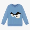 Wauw Capow By Bangbang Cool Cooper Graphic-appliqué Sweatshirt In Blue