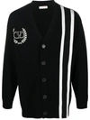 Valentino Vlogo Cardigan In Black