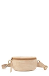 Hobo Fern Leather Belt Bag In Gold Leaf