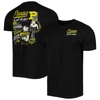 Image One Black Purdue Boilermakers Vintage Through The Years Two-hit T-shirt In Black