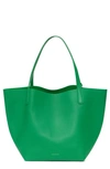 Mansur Gavriel Everyday Soft Leather Tote Bag In Verde