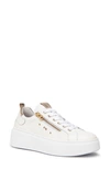 Nerogiardini Side Zip Platform Sneaker In White