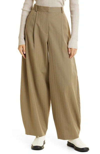 By Malene Birger Povilos Barrel Leg Trousers In Fallen Rock